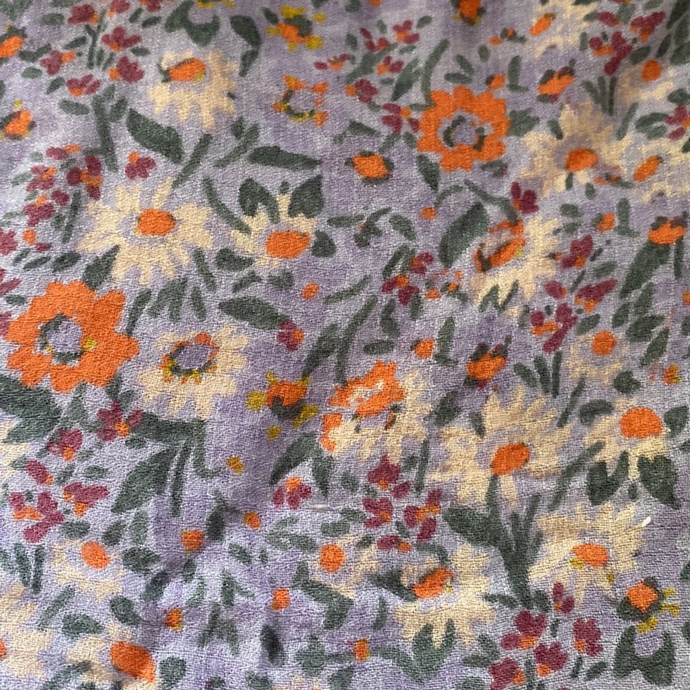 Lucky Brand Purple Floral Blouse - Picture 4 of 4